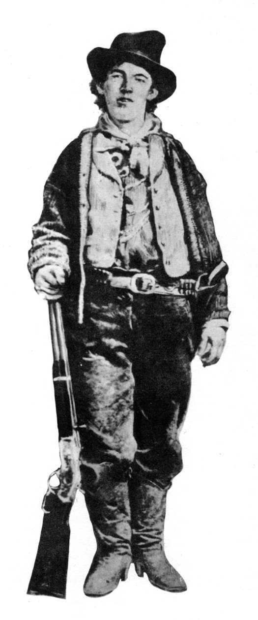 Billy the Kid, amerikkalainen ampuja ja lainsuojaton, c1877-1881 1954 tekijältä Unbekannt
