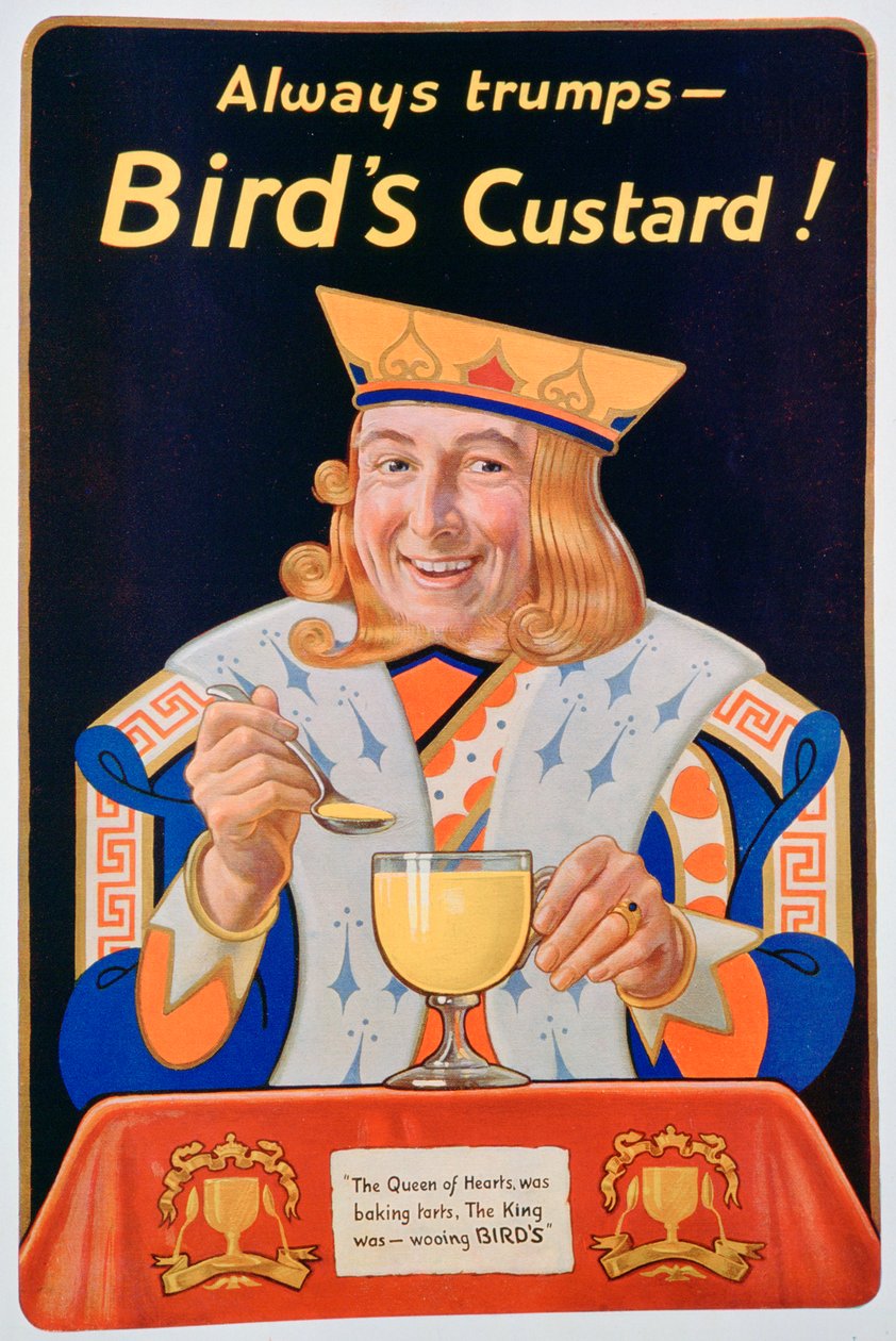 Birds Custard -mainos, 1927 tekijältä Unbekannt
