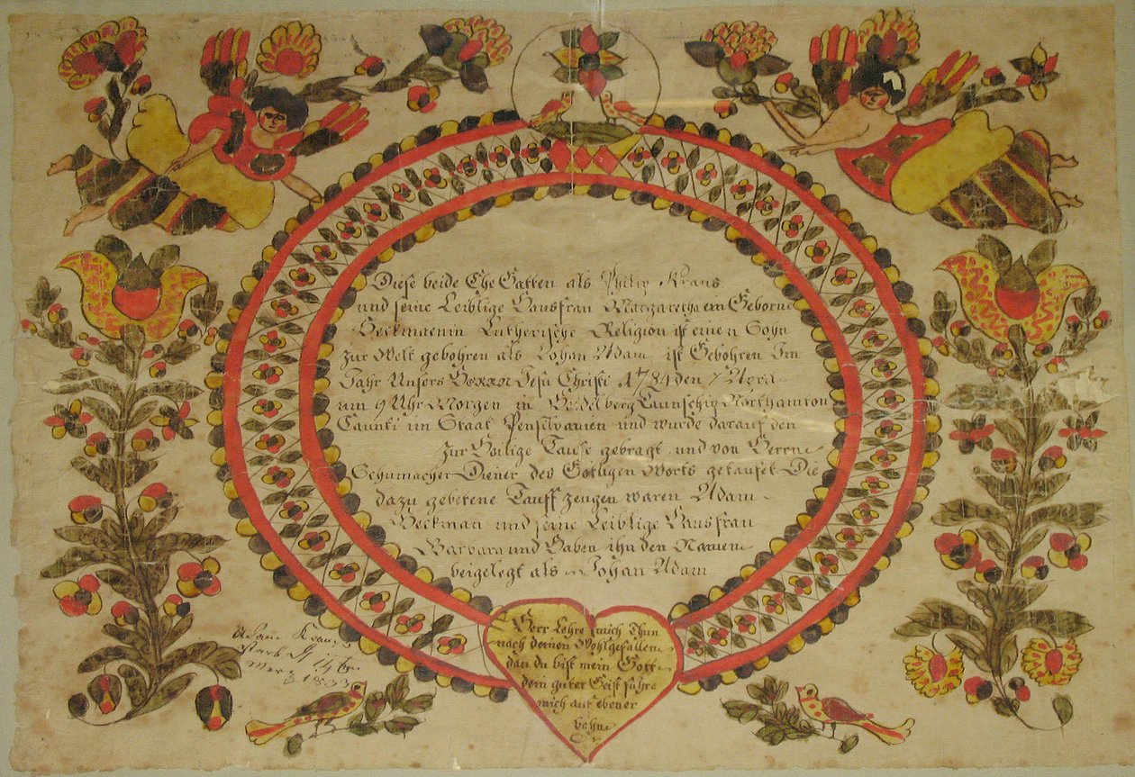 Syntymä- ja kastekirja, 1784. tekijältä Unbekannt