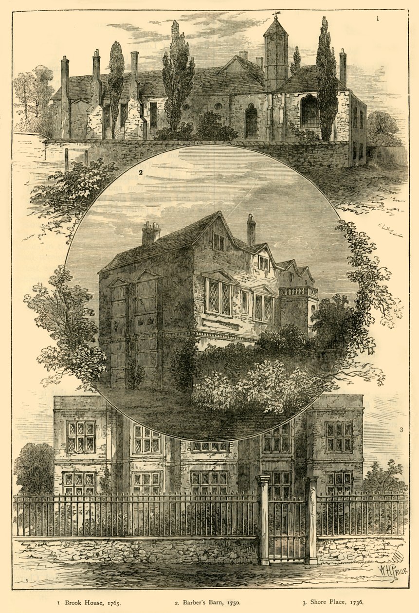Bits of Old Hackney, vuodelta 1876. tekijältä Unbekannt
