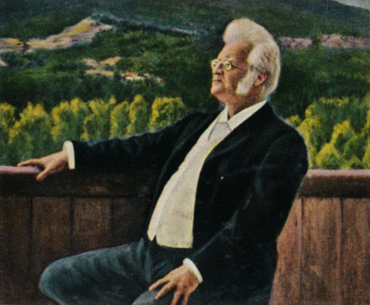 Björnstjerne Björnson 1832-1910. - Maalaus: Erik Werenskiold, 1934. tekijältä Unbekannt