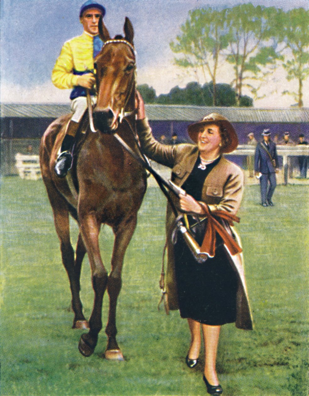 Black Speck, Jockey: A. Richardson, 1939 tekijältä Unbekannt
