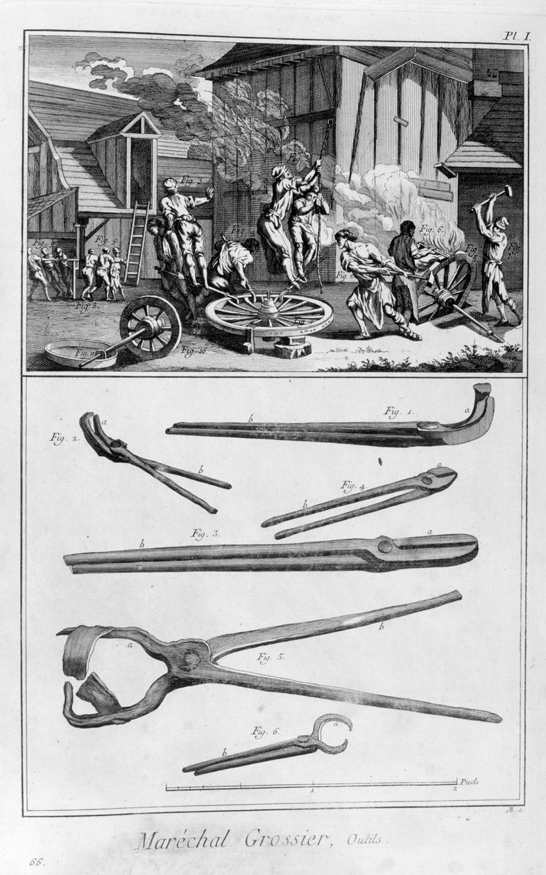 Seppä, 1751-1777 tekijältä Unbekannt
