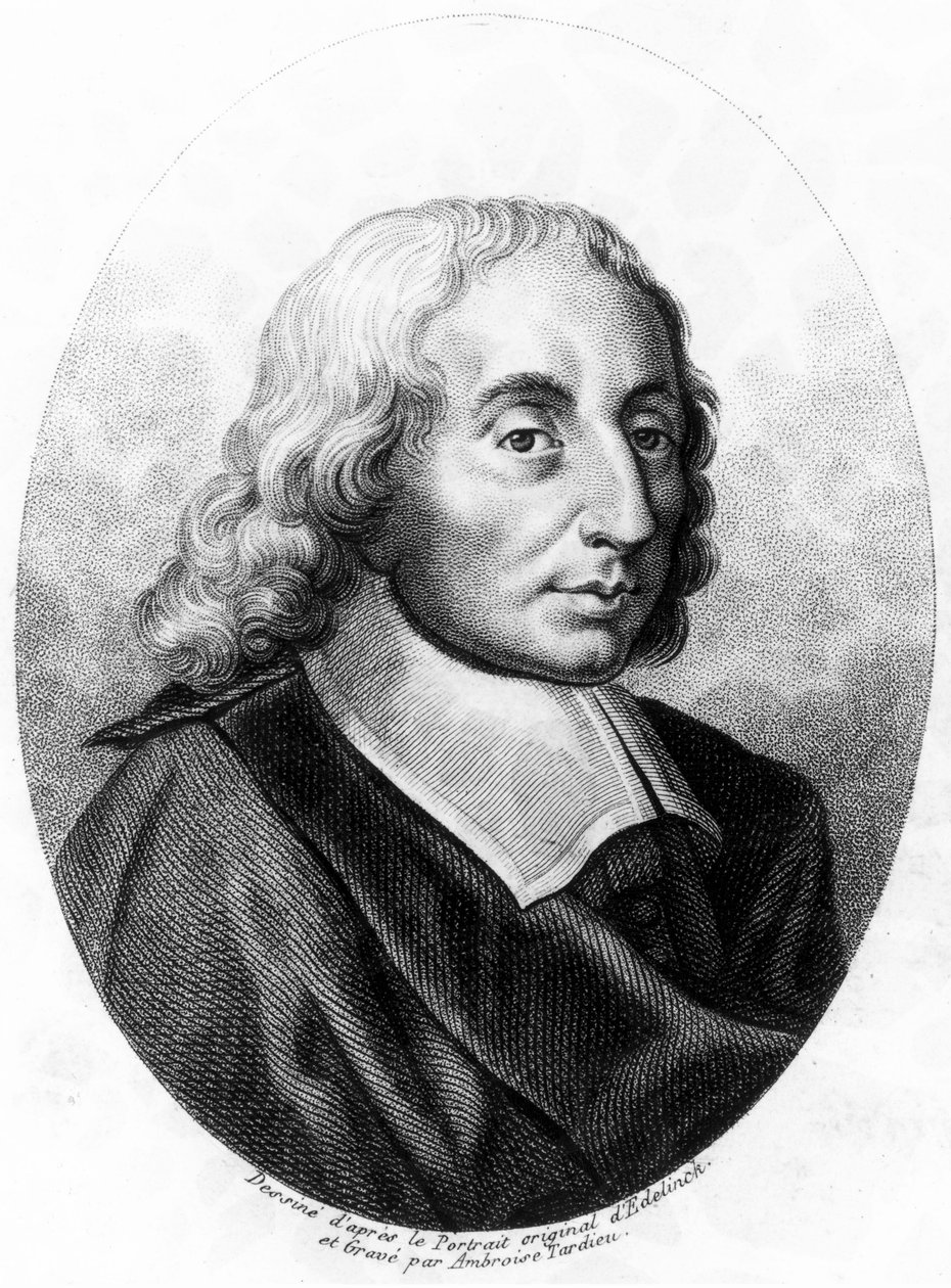 Blaise Pascal, ranskalainen matemaatikko, fyysikko ja filosofi, noin 1660. tekijältä Unbekannt