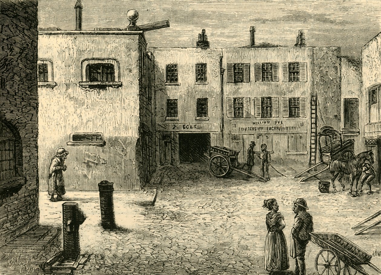 Bleeding Heart Yard, c1872. tekijältä Unbekannt