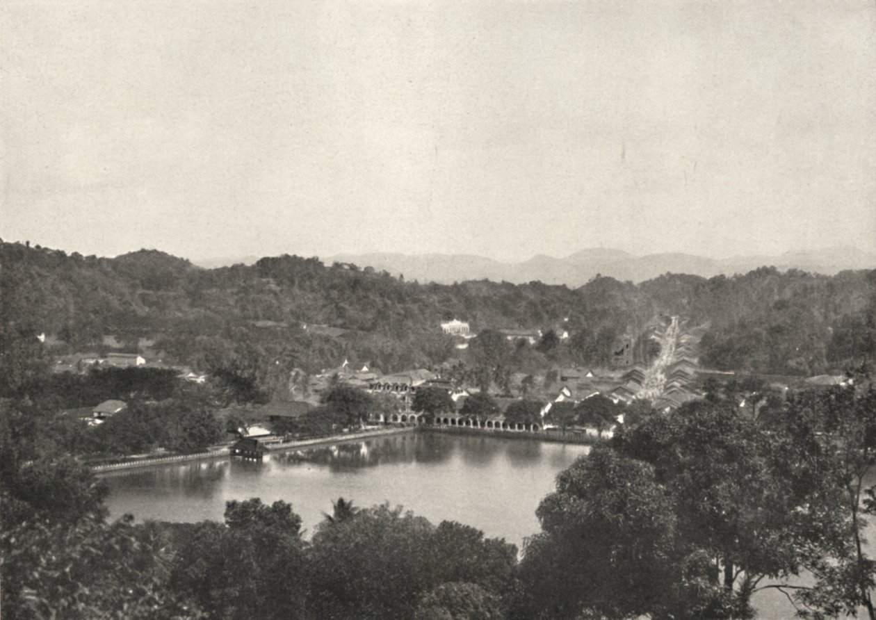 Näkymä Kandy-järvelle Greory Roadilta pohjoiseen, 1926 tekijältä Unbekannt