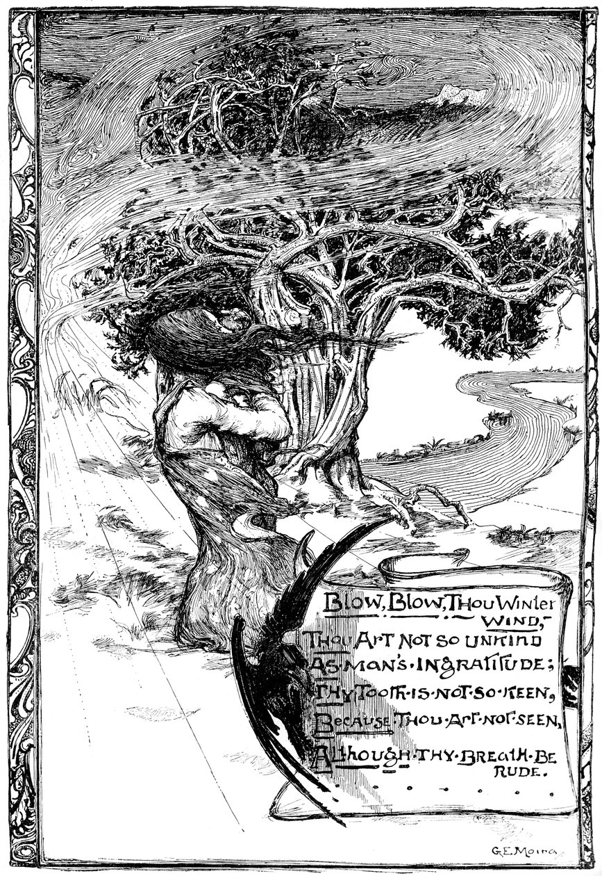 Puhalla, puhalla, sinä talvituuli, 1895 tekijältä Unbekannt