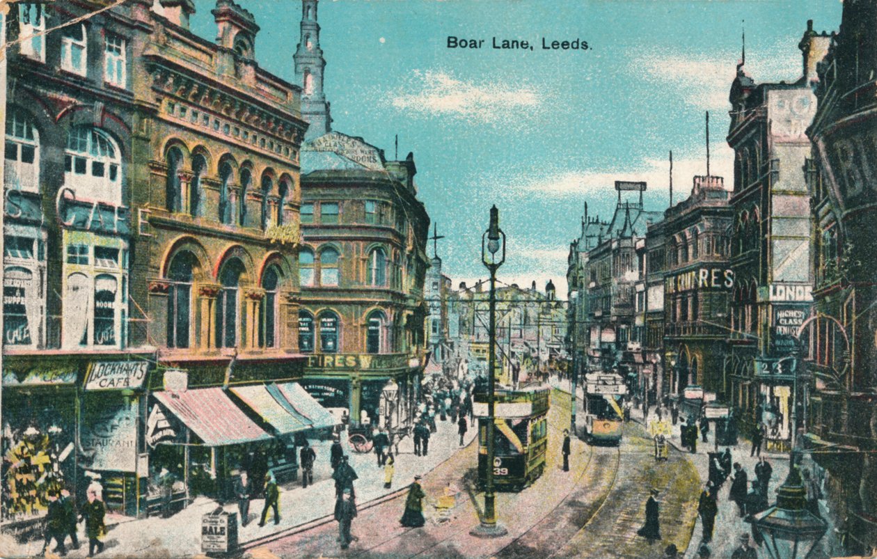 Boar Lane, Leeds, 1905 tekijältä Unbekannt
