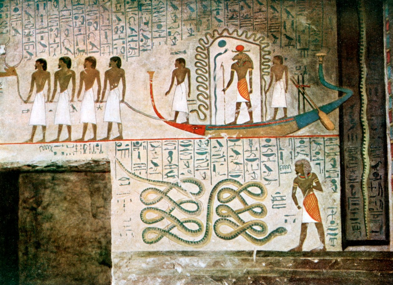 Venekohtaus, Aatelisten haudat, Thebes, Egypti tekijältä Unbekannt