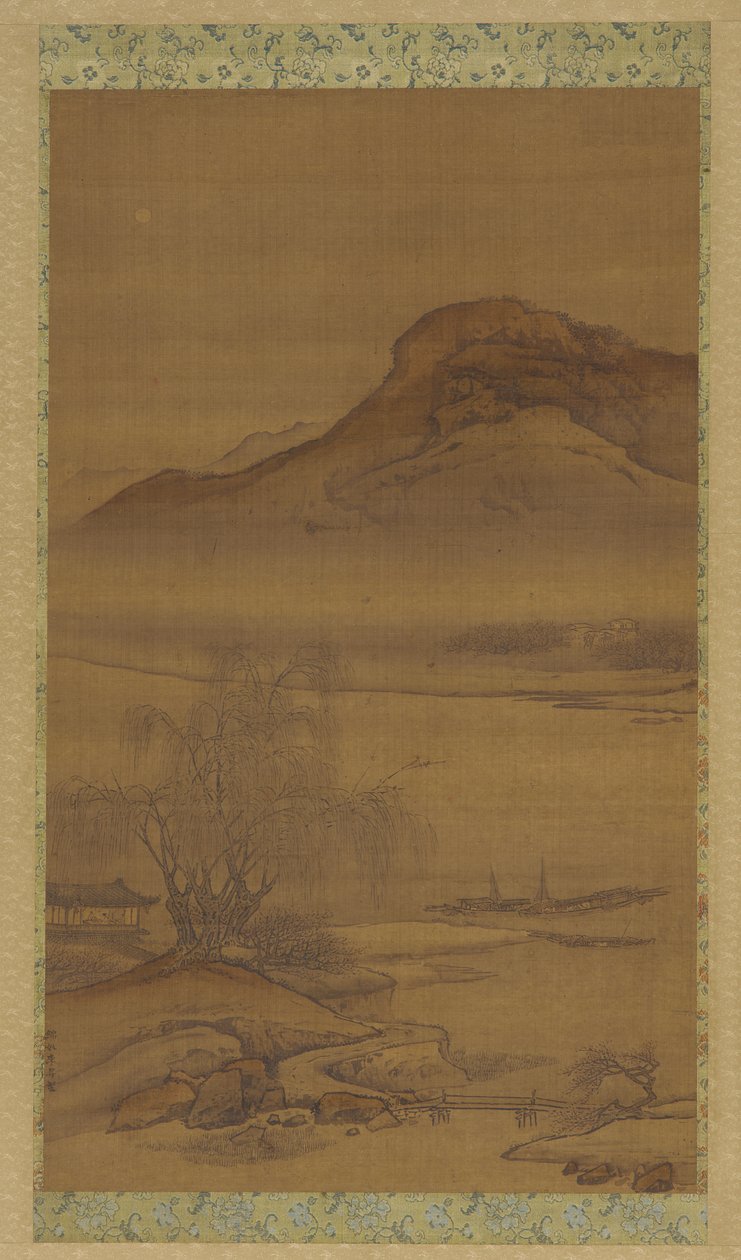 Yöjoelle kiinnitetyt veneet, Qing-dynastia, 1700-luku. tekijältä Unbekannt