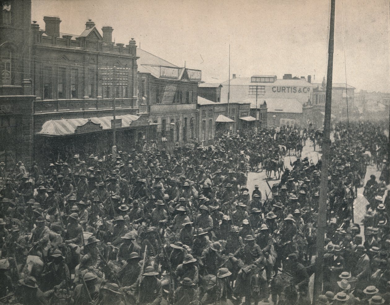 Boer Commando kulkee Johannesburgin toisen Transvaalin sodan läpi, 1900. tekijältä Unbekannt