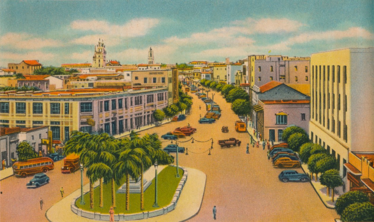 Bolivar Boulevard, Barranquilla, 1940-luku tekijältä Unbekannt