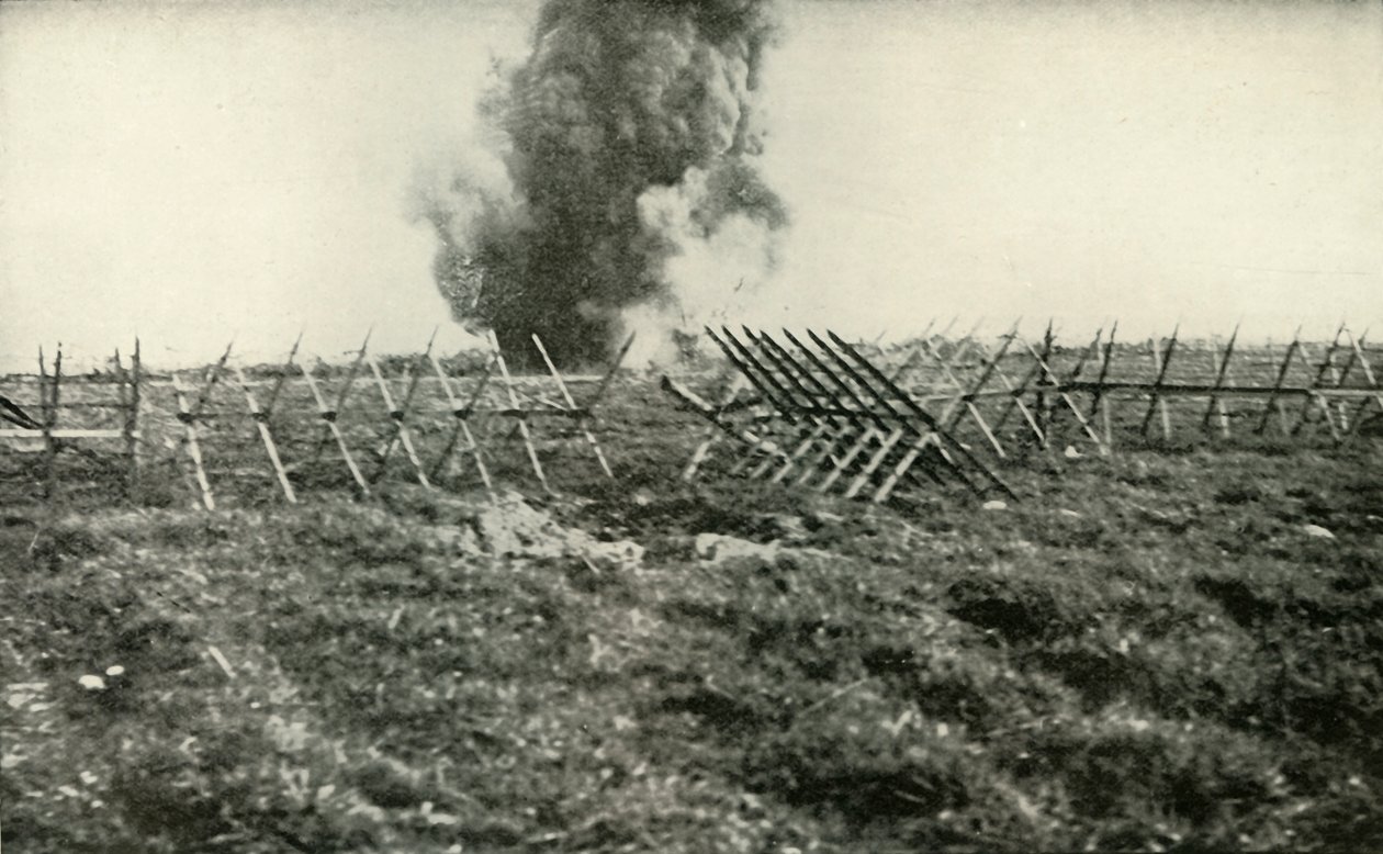 Saksan kaivannon pommittaminen, 1919. tekijältä Unbekannt