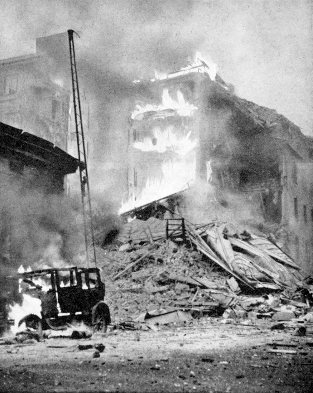 Venäläisten Helsingin pommitukset, 2. maailmansota, 1940 tekijältä Unbekannt