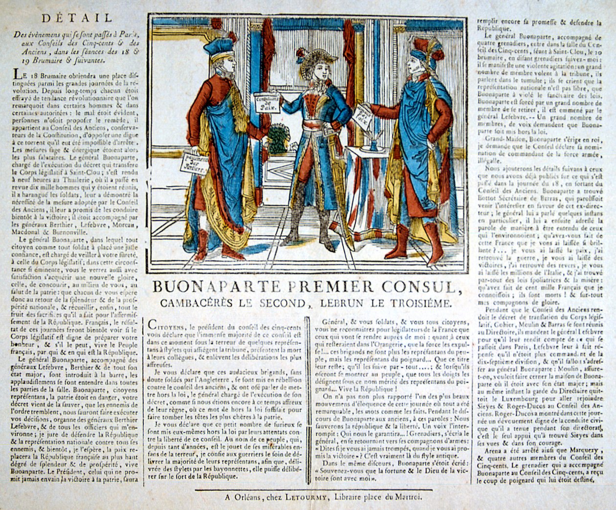 Bonaparten ensimmäinen konsuli, 1800-luku tekijältä Unbekannt