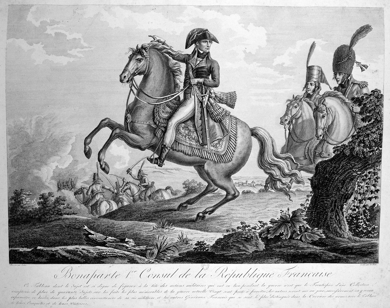 Bonaparte, Ranskan tasavallan 1. konsuli, 1800-luku tekijältä Unbekannt