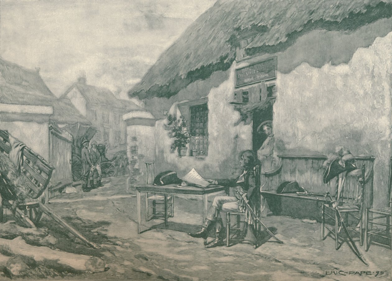 Bonaparte matkalla Pariisista Nizzaan, 1896 tekijältä Unbekannt