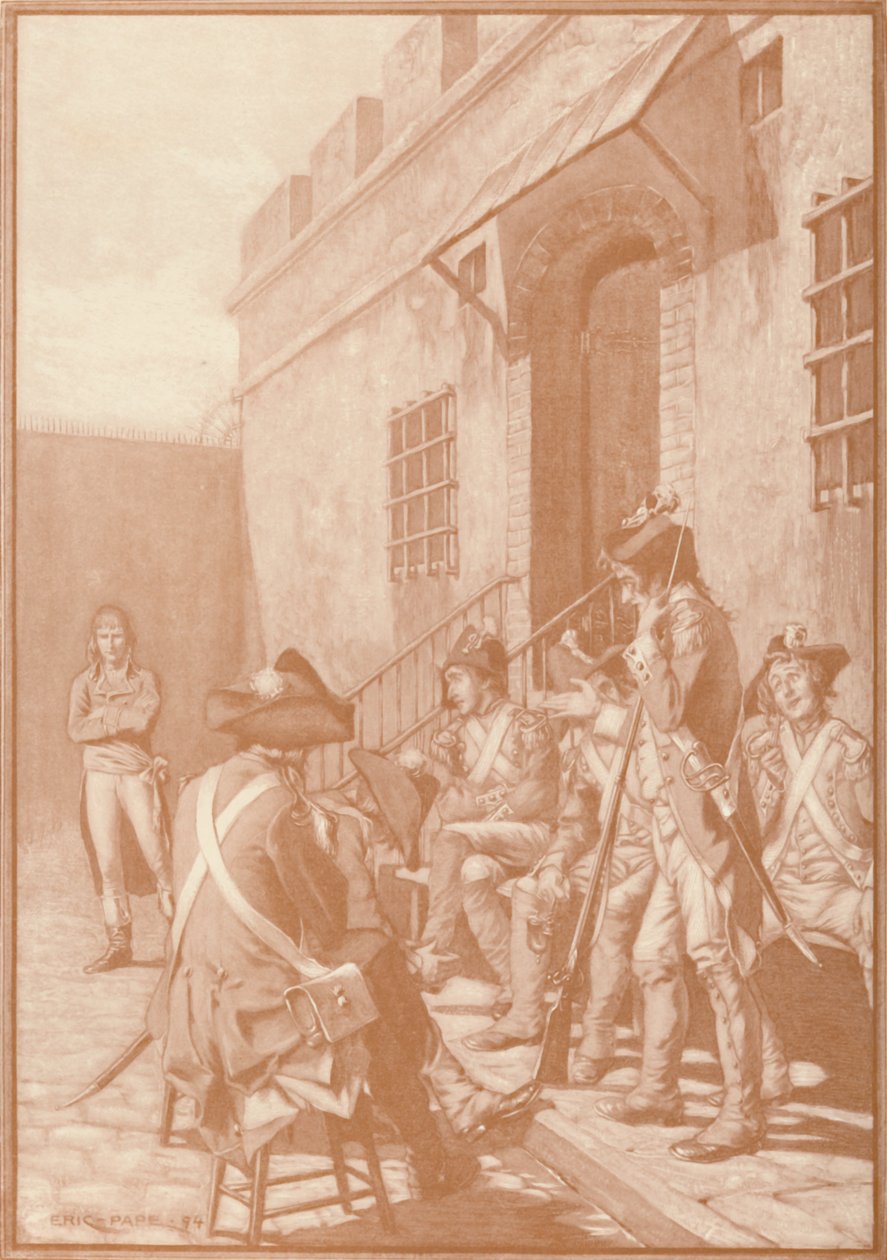 Bonaparte pidätettynä, elokuussa 1794, 1896 tekijältä Unbekannt
