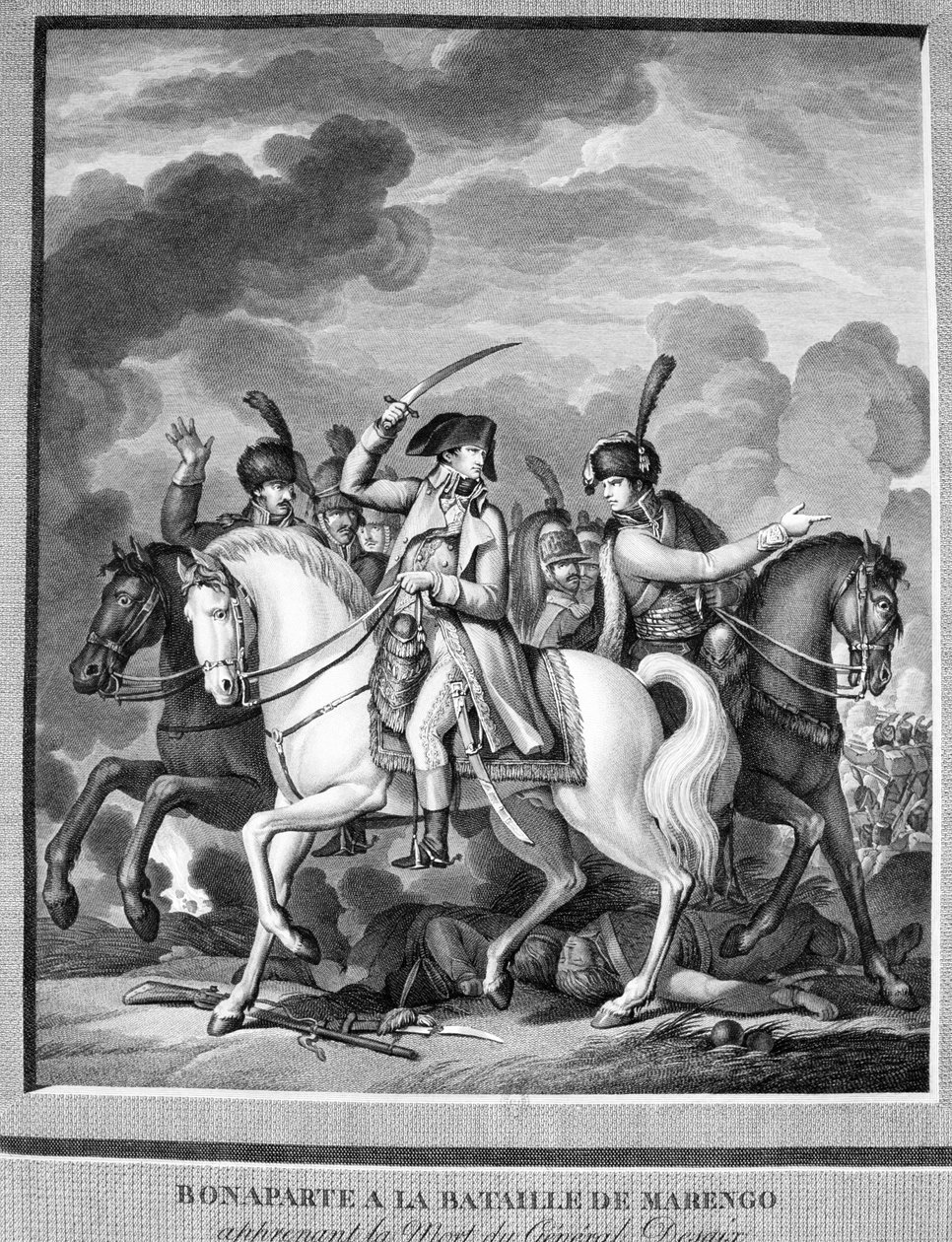 Bonaparte Marengon taistelussa 14. kesäkuuta 1800 tekijältä Unbekannt