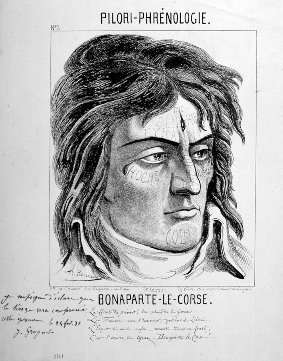 Bonaparte Korsikalainen, 1871 tekijältä Unbekannt