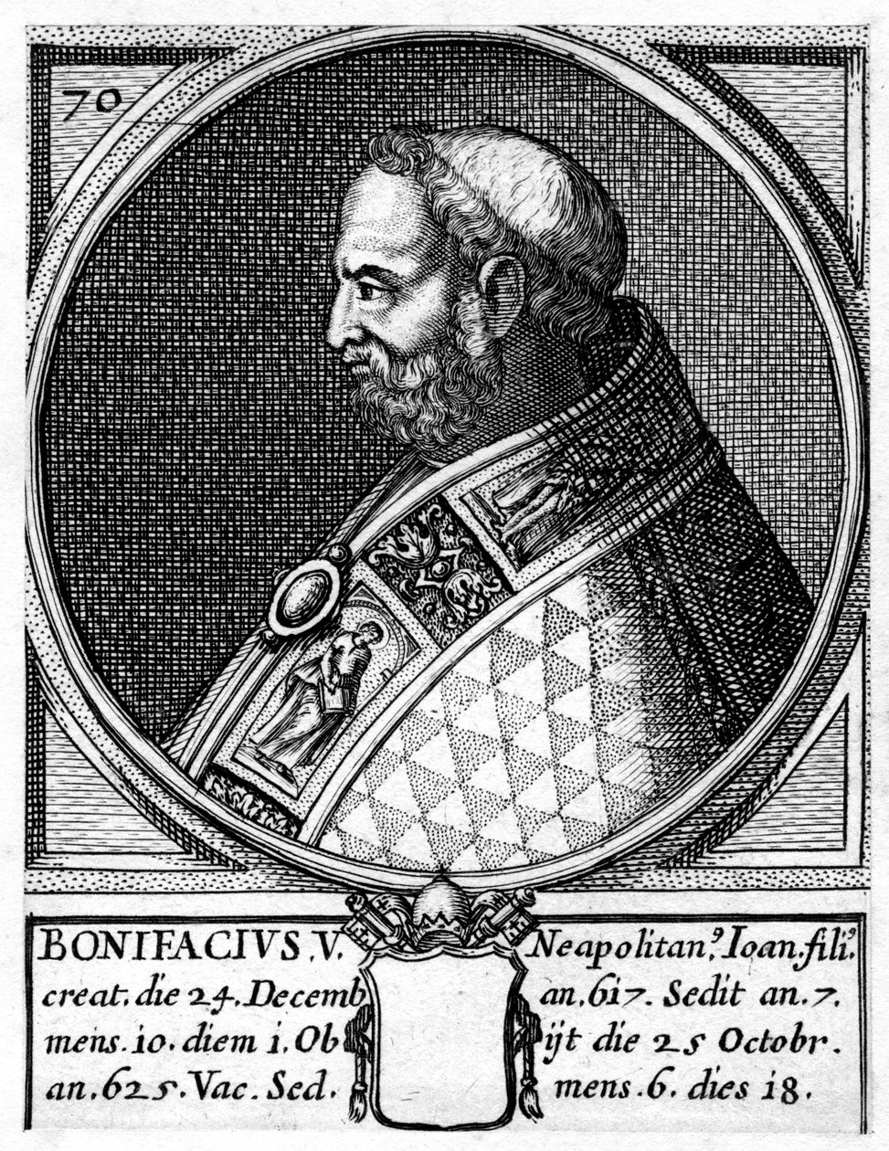 Bonifatius V, katolisen kirkon paavi tekijältä Unbekannt