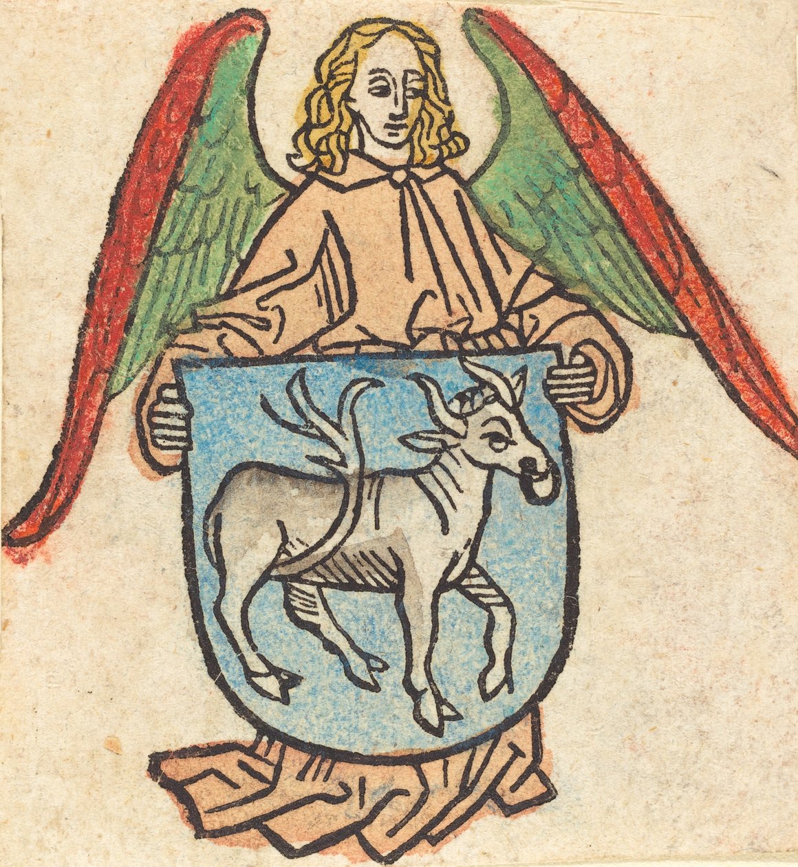 Bibrachin Hilprand Brandenburgin kirjakilpi, n. 1475. tekijältä Unbekannt