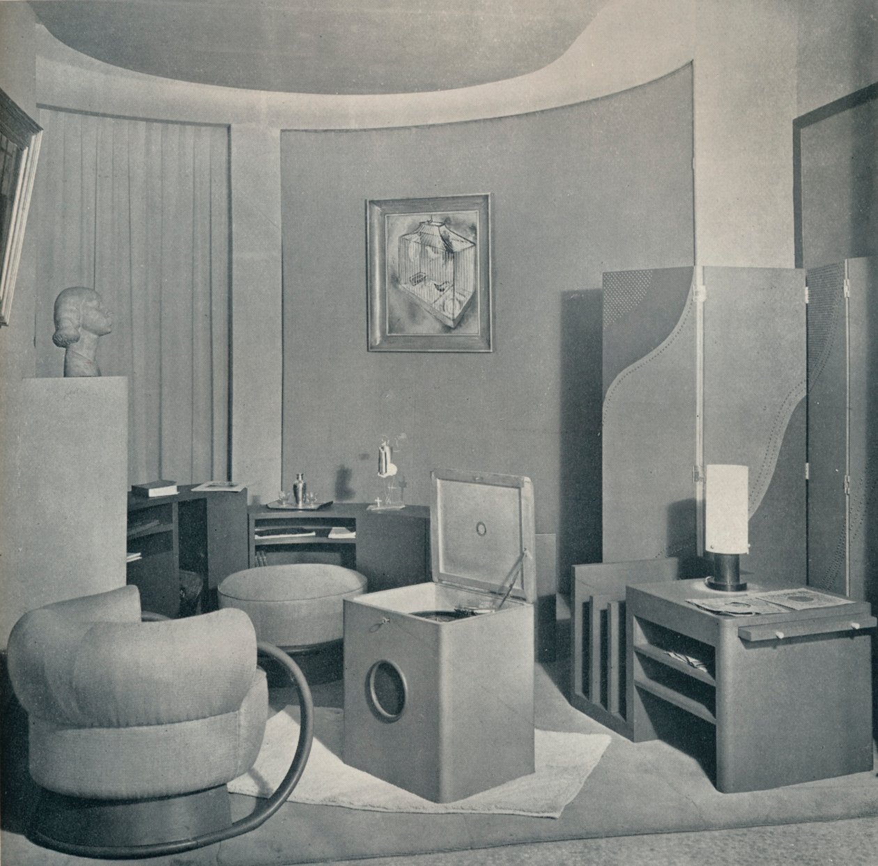 Buduaari Salon des Artistes Decorateursilta, 1929, DIM, c1930. tekijältä Unbekannt