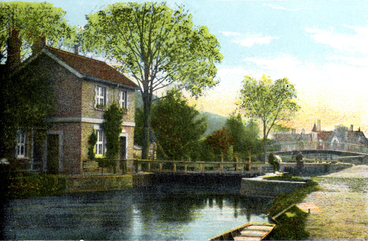 Boulters Lock, Maidenhead, Berkshire, 1900-luku tekijältä Unbekannt