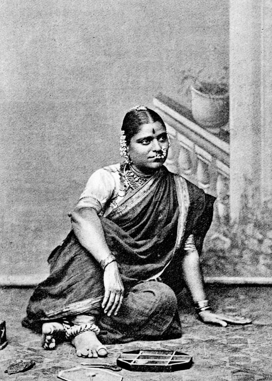 Brahmin-nainen, Intia, 1917 tekijältä Unbekannt