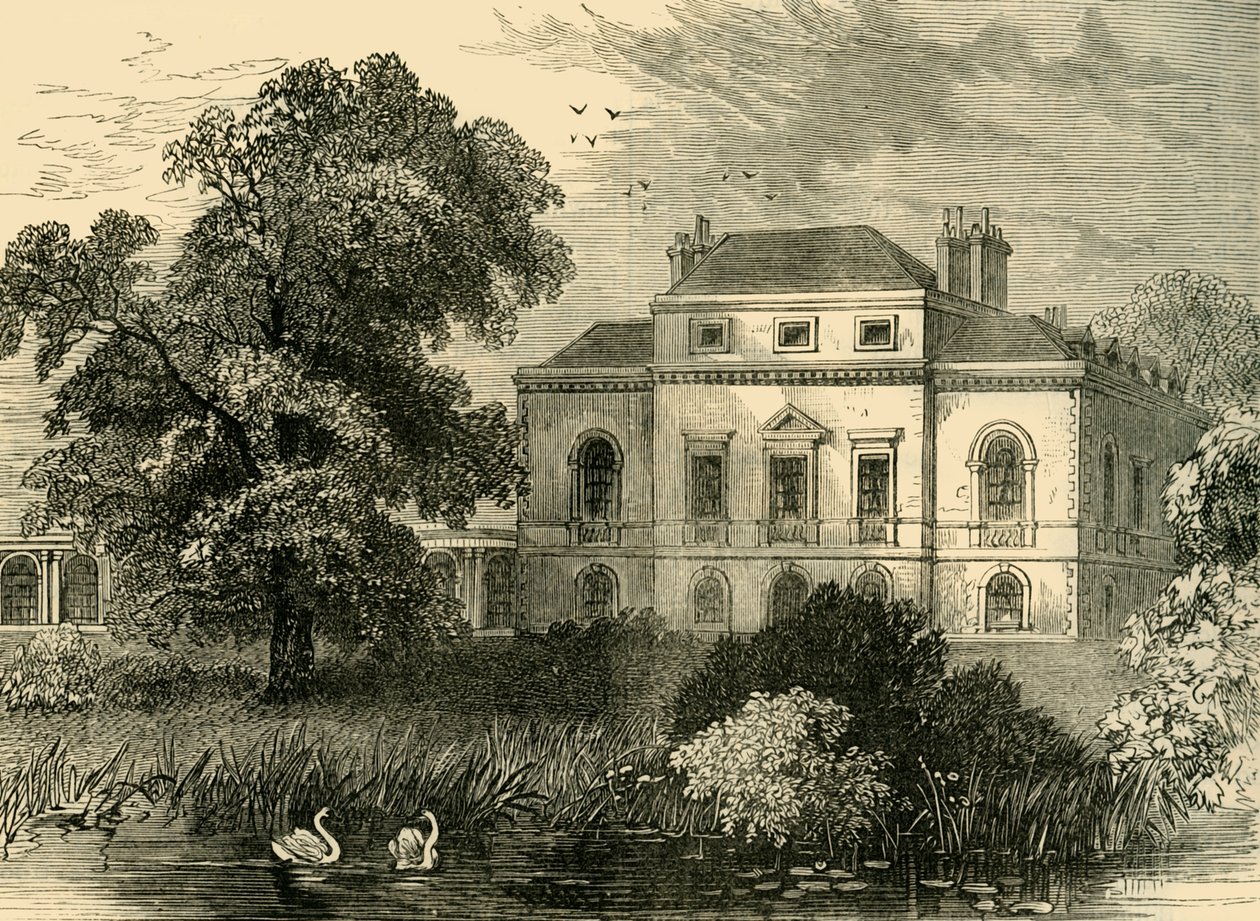 Brandenburgh House, vuonna 1815, c1878. tekijältä Unbekannt