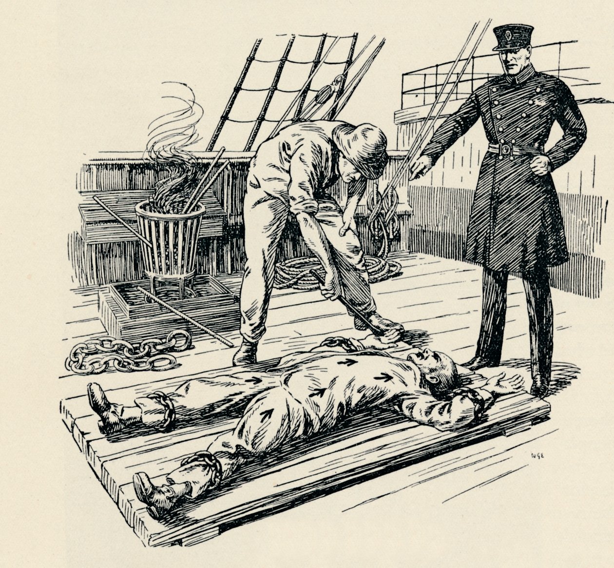 Vangin brändäys, 1829, 1934 tekijältä Unbekannt