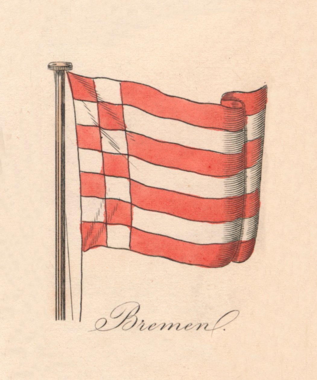 Bremen, 1838 tekijältä Unbekannt