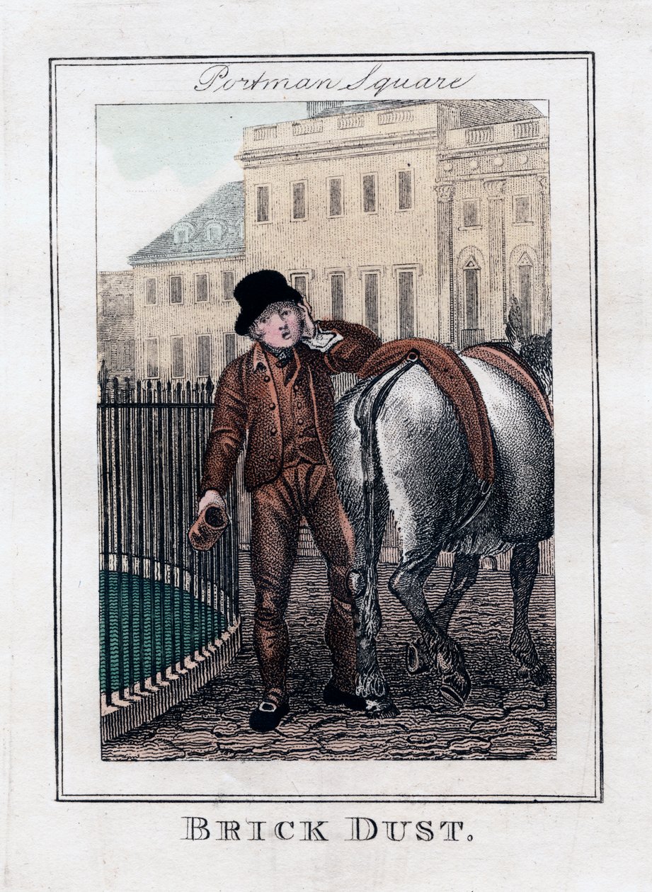 Brick Dust, Portman Square, Lontoo, 1805 tekijältä Unbekannt