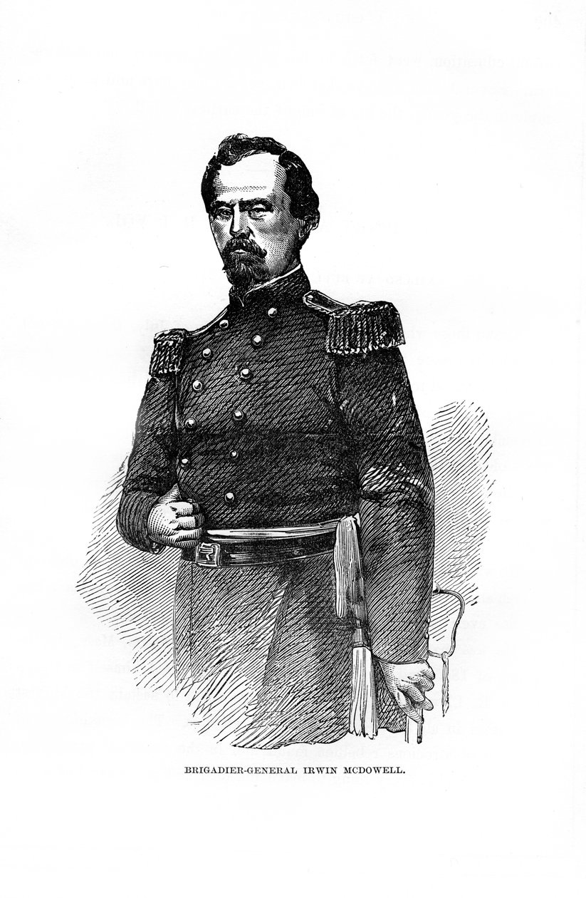 Prikaatikenraali Irvin McDowell, amerikkalainen sotilasupseeri, 1872 tekijältä Unbekannt