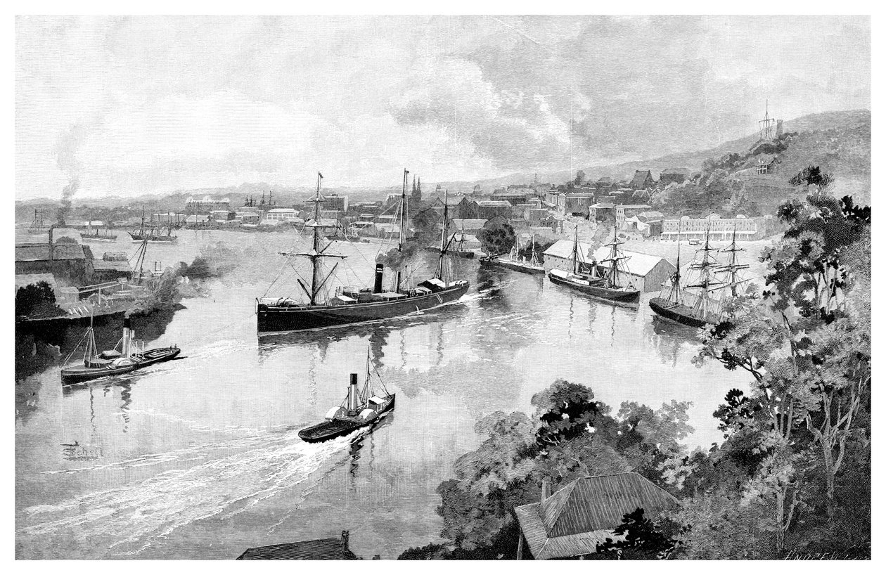 Brisbane Bowen Terracelta, 1886 tekijältä Unbekannt