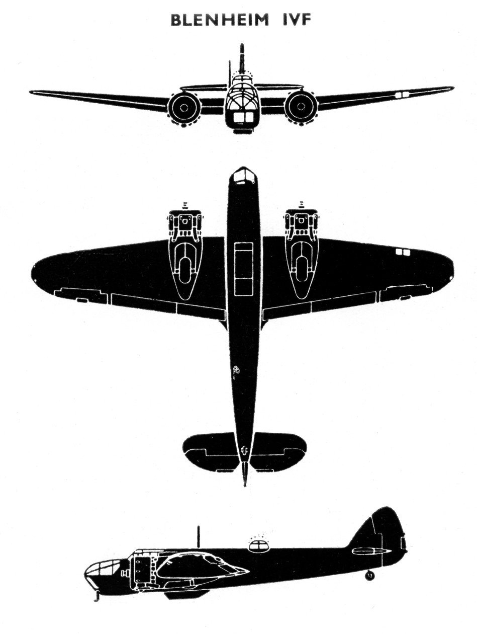 Bristol Blenheim Mk IVF, 1941 tekijältä Unbekannt