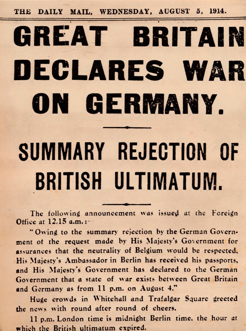 Britannia julisti sodan Saksalle, 1914 1935 tekijältä Unbekannt