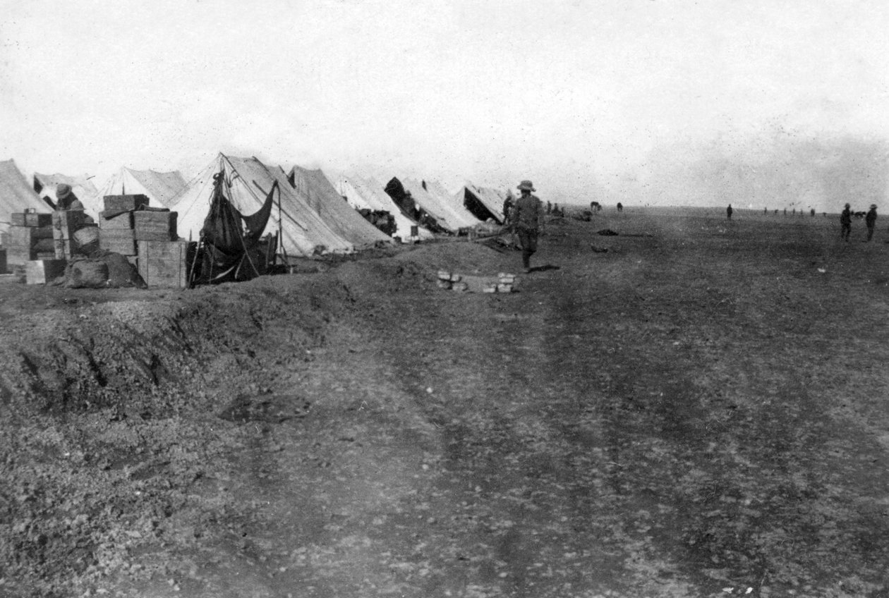 Brittiläinen 15 RWR -leiri, lähellä Bagdadia, 1918 tekijältä Unbekannt