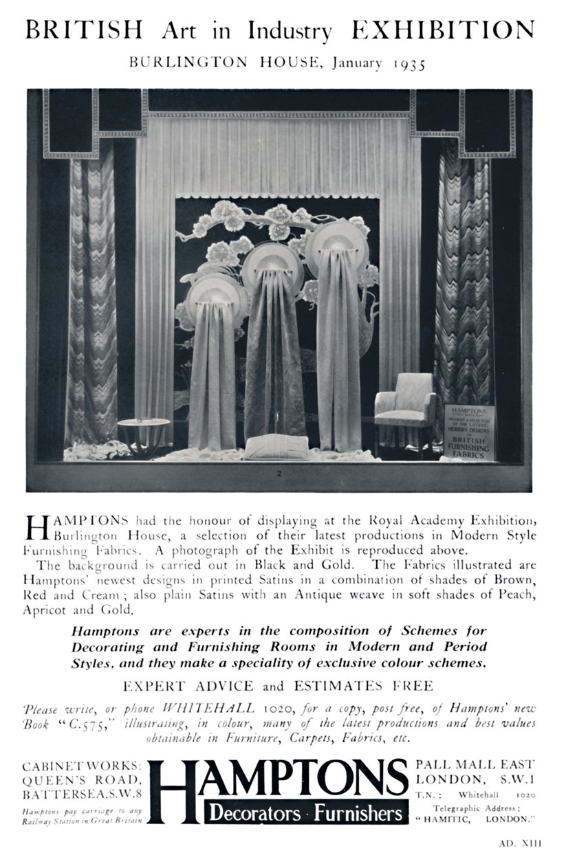 British Art in Industry -näyttely - Burlington House, tammikuu 1935 tekijältä Unbekannt