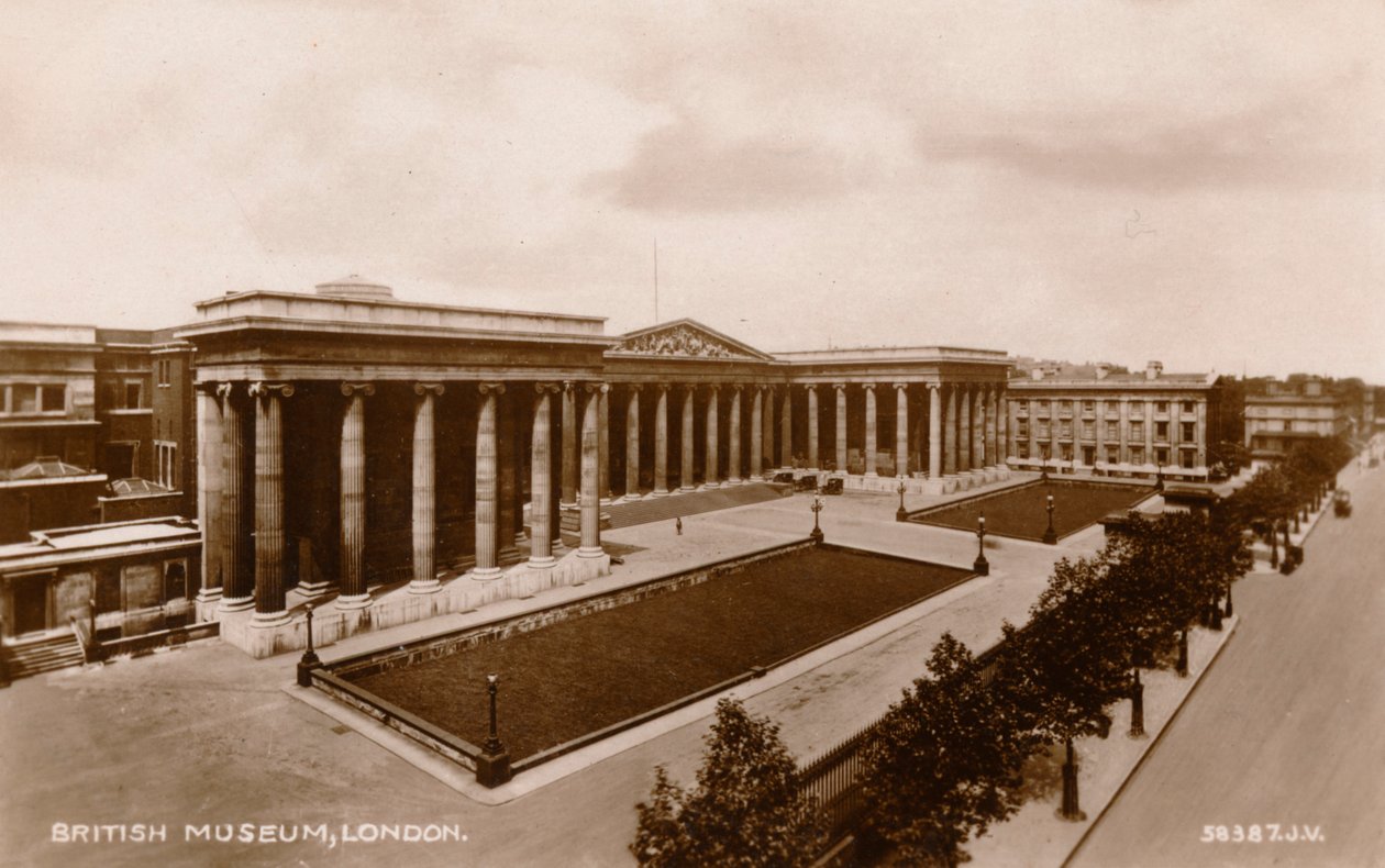 British Museum, Lontoo, vuosi 1920. tekijältä Unbekannt