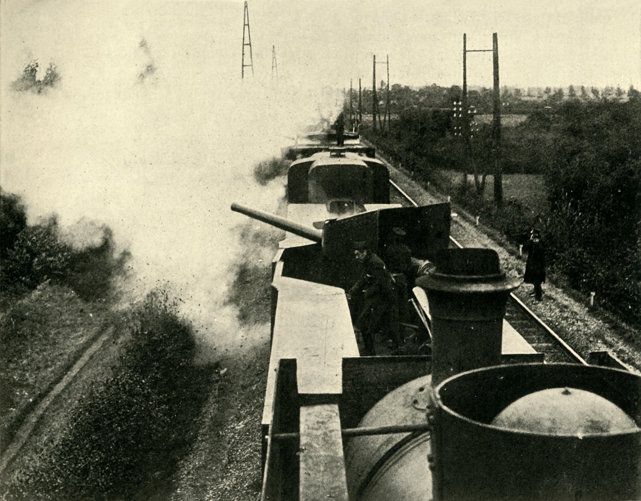 Britannian laivaston panssaroitu juna, ensimmäinen maailmansota, 1914, c1920. tekijältä Unbekannt
