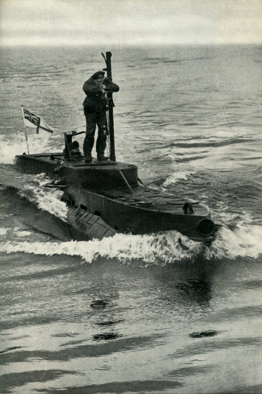 Brittiläinen X-Craft kääpiösukellusvene, toinen maailmansota, 1945. tekijältä Unbekannt