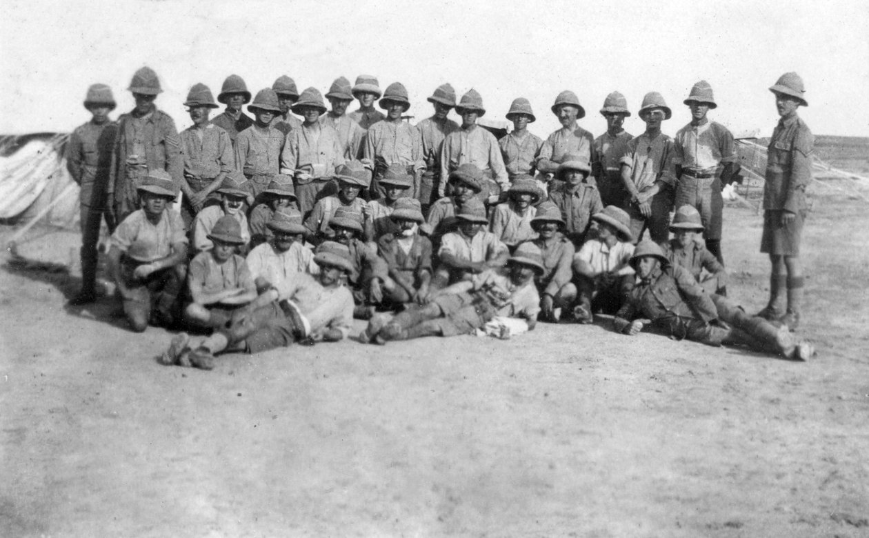 Britannian armeijan C-ryhmän osasto, Mesopotamia, ensimmäinen maailmansota, 1918 tekijältä Unbekannt
