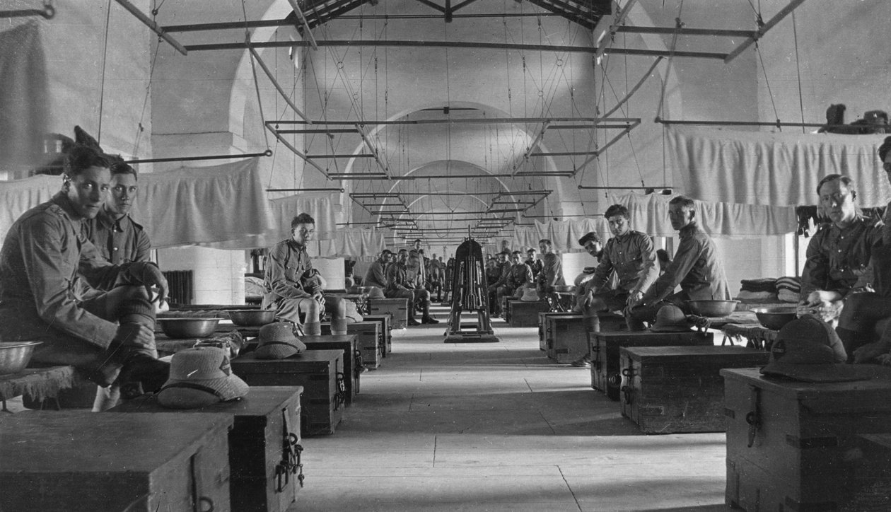 Britannian armeijan kasarmi, Agra, Intia, 1916-1917 tekijältä Unbekannt
