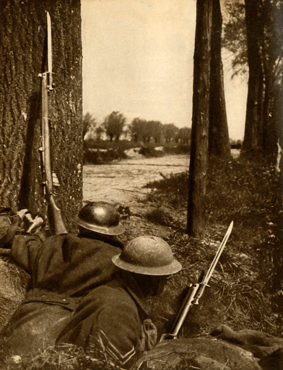 Brittijoukot etulinjassa, Ranska, ensimmäinen maailmansota, 1914-1918, 1933. tekijältä Unbekannt