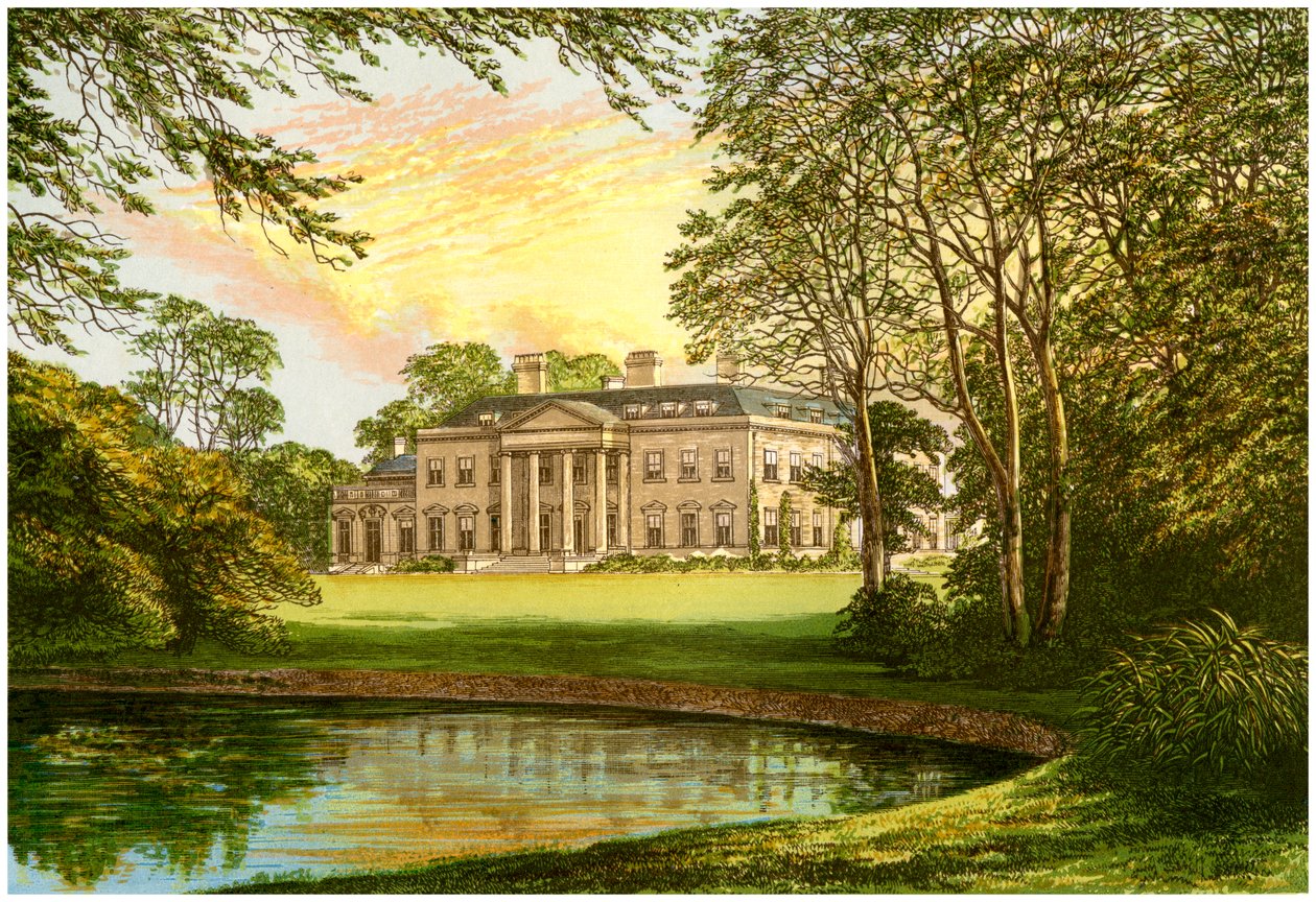 Broadlands, Hampshire, Cowper-Temple-perheen koti, vuodelta 1880 tekijältä Unbekannt