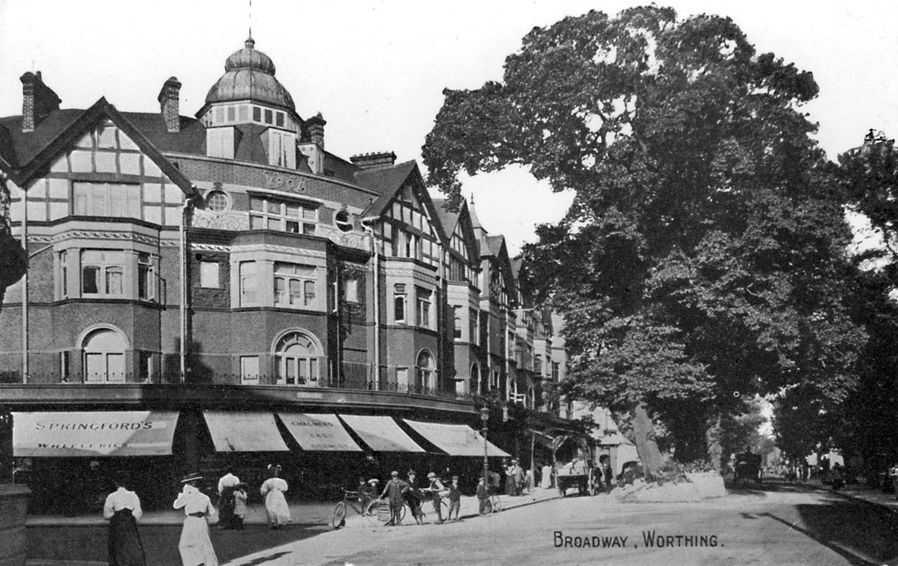 Broadway, Worthing, West Sussex, 1900-1920-luku tekijältä Unbekannt