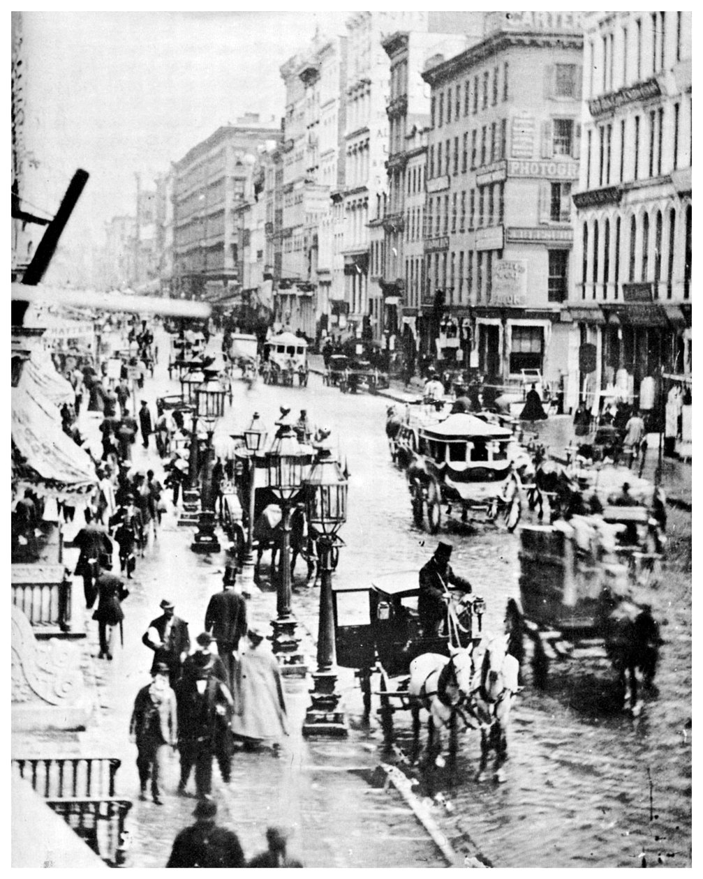 Broadway ja Spring Street, New York City, USA, 1867 1955 tekijältä Unbekannt