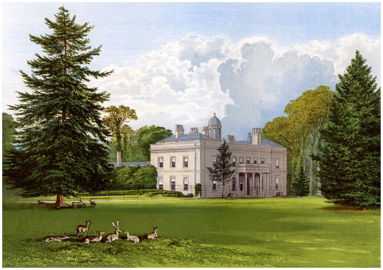 Brockley Hall, Somerset, Smyth-Pigottin perheen koti, vuodelta 1880 tekijältä Unbekannt