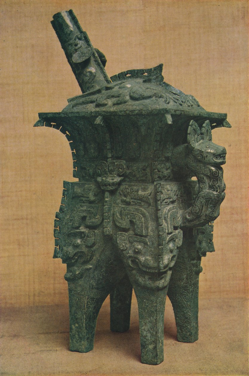 Pronssinen Ho-viiniastia - Shang-Yin-dynastia, n. 1766 - 1122 eKr., 1936 tekijältä Unbekannt